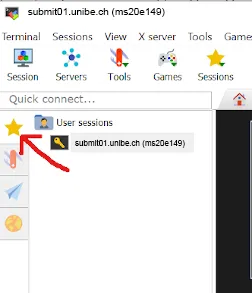 MobaXterm Sessions MobaXterm Sessions