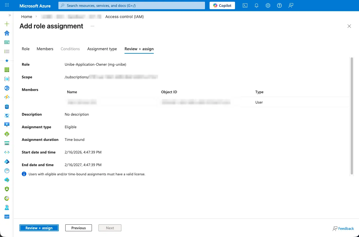 Select Assignment Type