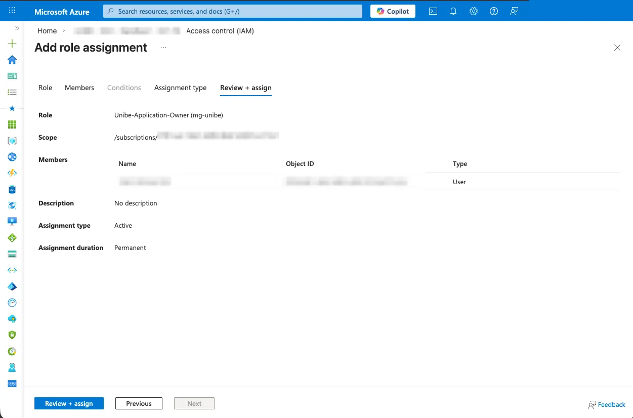 Select Assignment Type