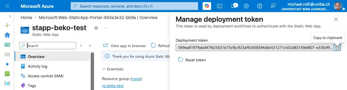 Token management