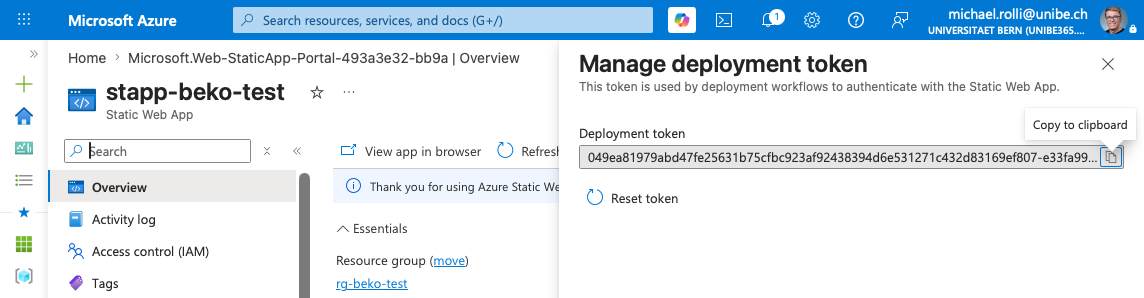 Token management